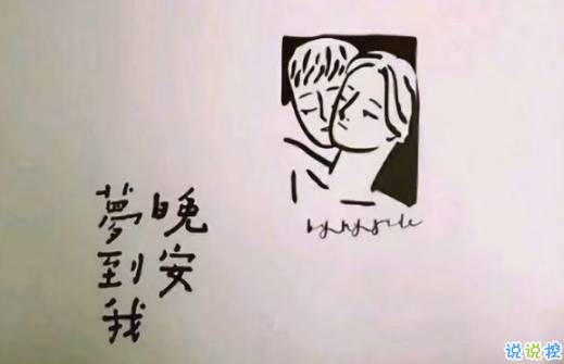 晚安说说心情一句话:对你何止一句喜欢,却只能说晚安2